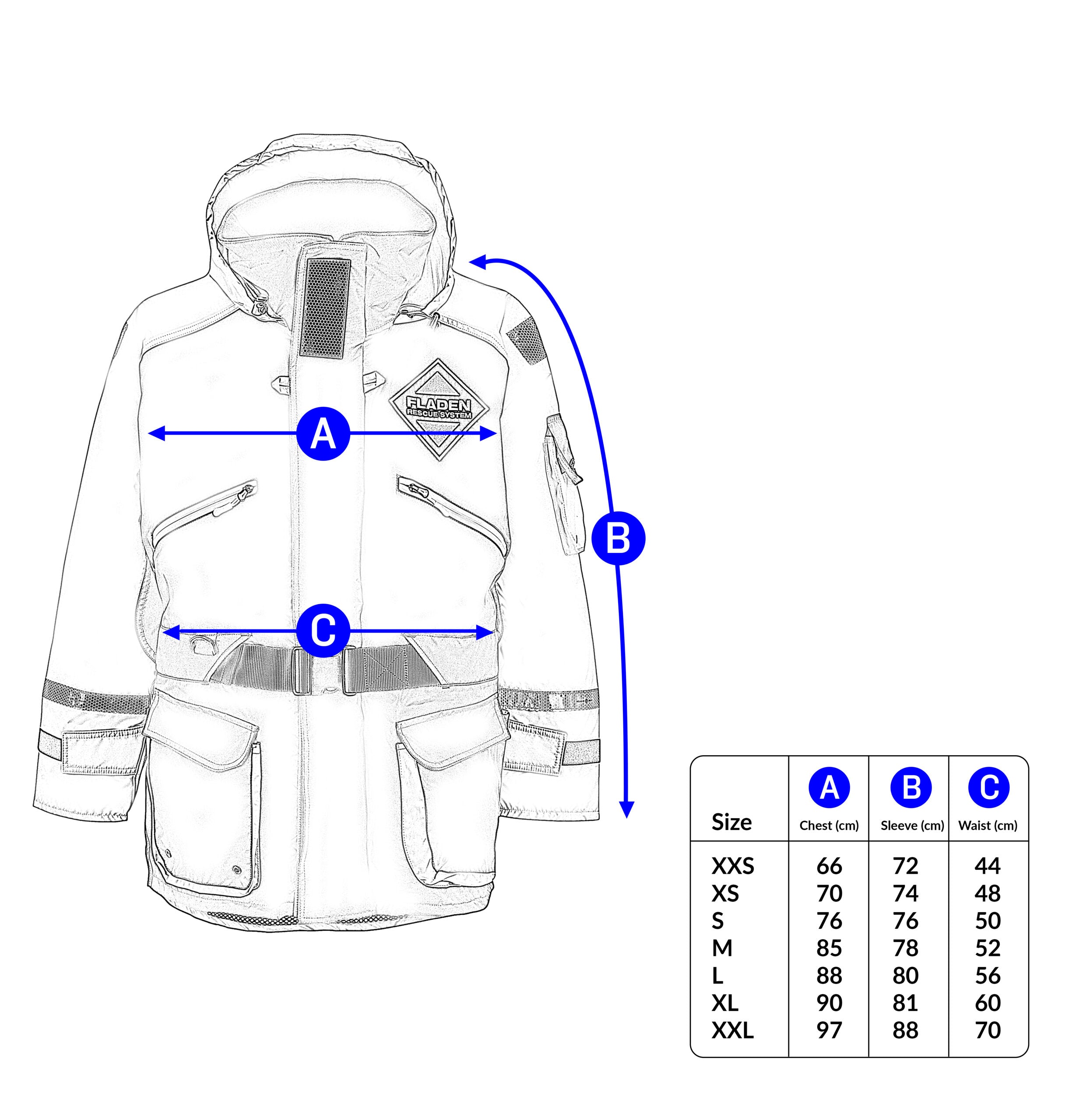 Fladen Rescue System Flotation Jacket