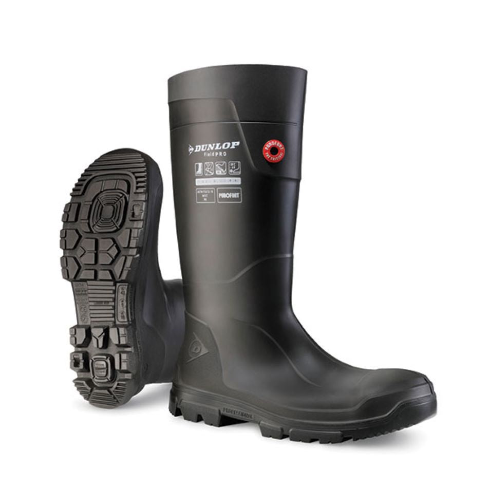 PUROFORT TERRAPRO FULL SAFETY BLACK WELLINGTON SIZE 07 (41)