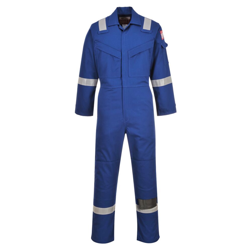 FR50 - Bizflame Work FR Coverall Royal Blue