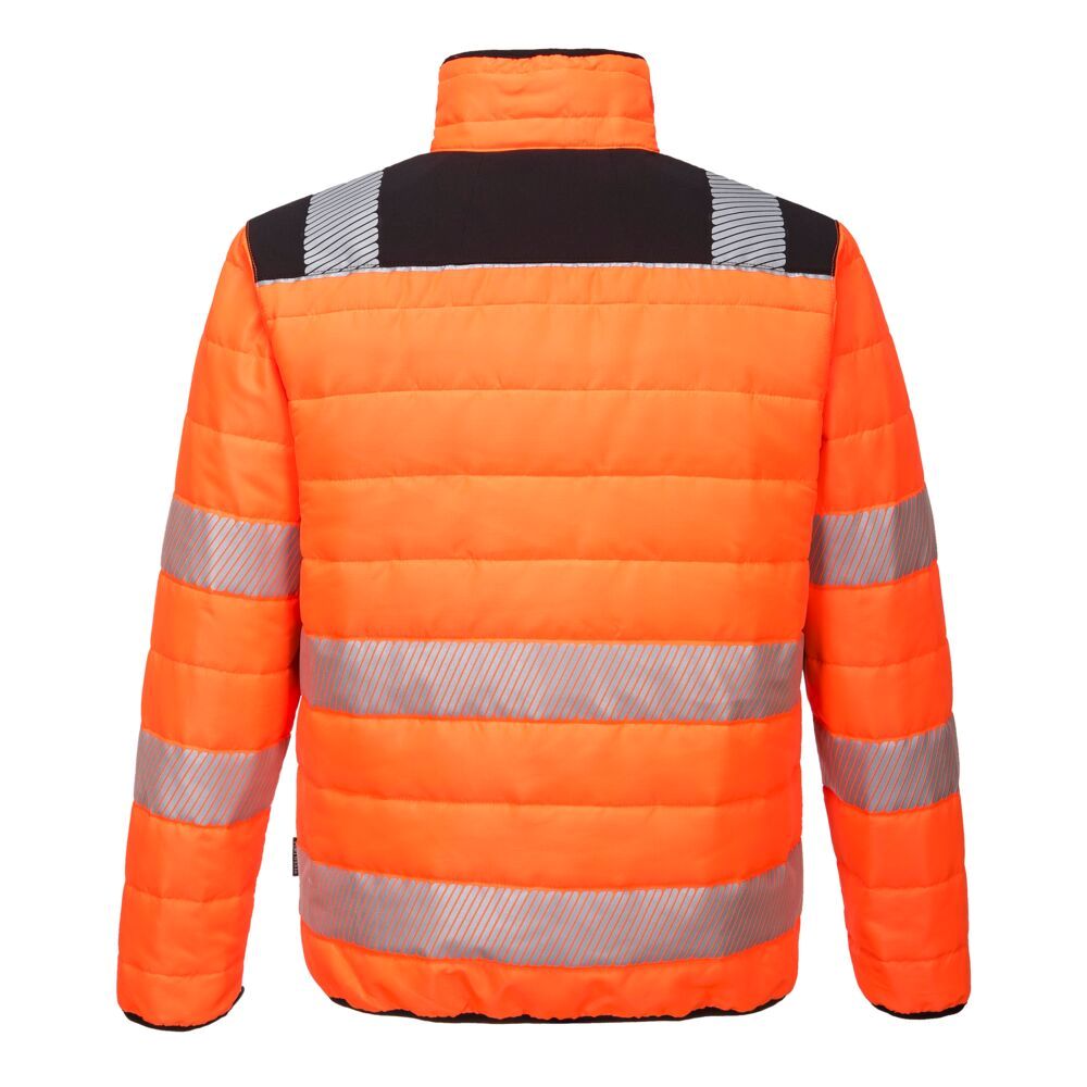PW371 - PW3 Hi-Vis Baffle Jacket Orange/Black