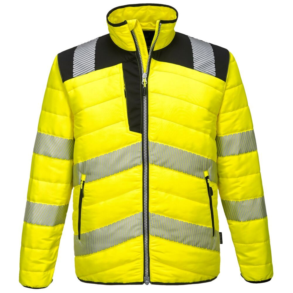 PW371 - PW3 Hi-Vis Baffle Jacket Yellow/Black