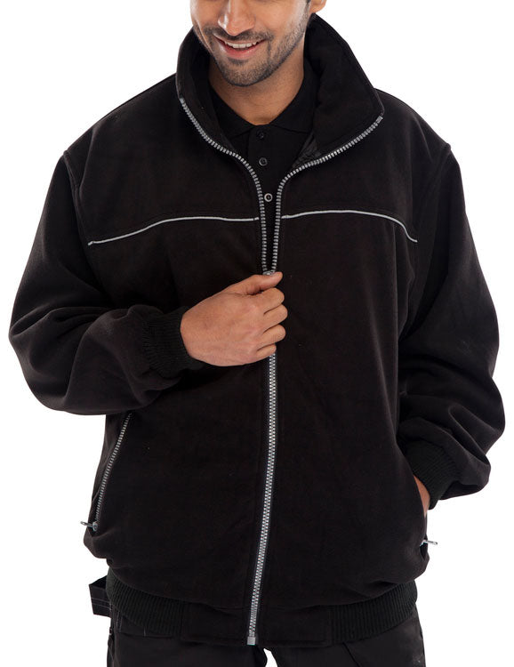 Endeavour Fleece Black Xxl