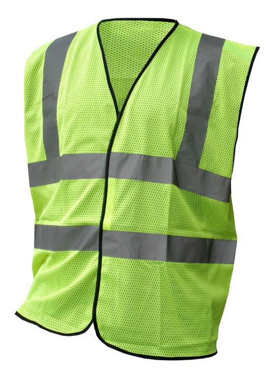 Hivis Mesh Vest Saturn Yellow Med