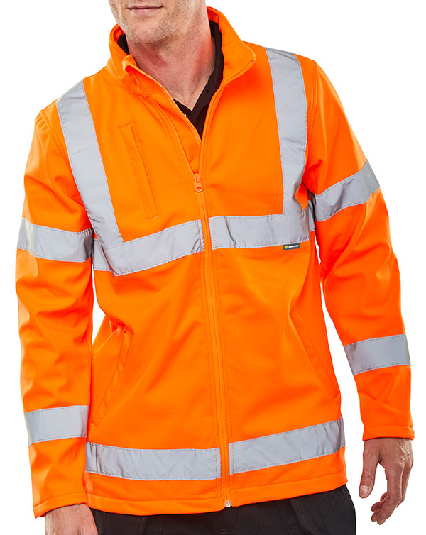 Soft Shell Jkt Hv Orange Xxl En20471