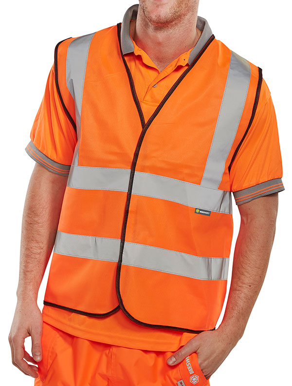 Bseen En Iso 20471 Vest Orange