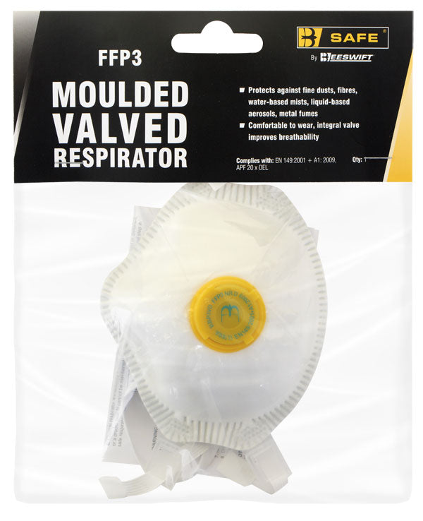 Ffp3 Moulded Valved Cup Respirator