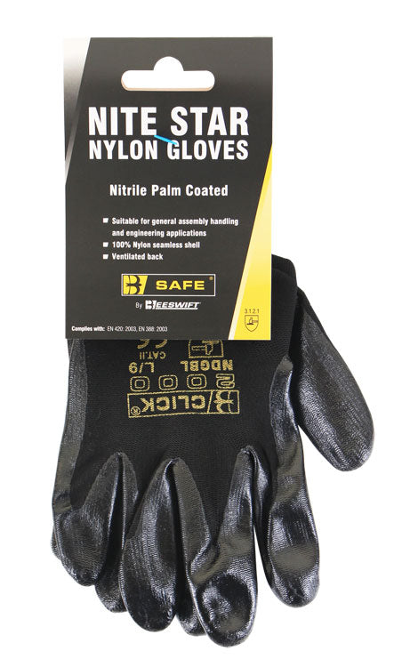 Nite Star Glove Black 9/Lge