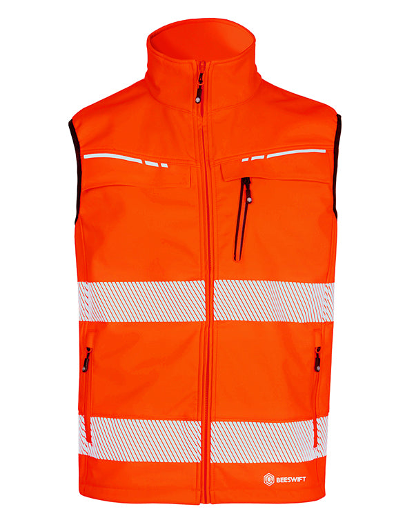 Deltic Hi-Vis Gilet Orange  3Xl