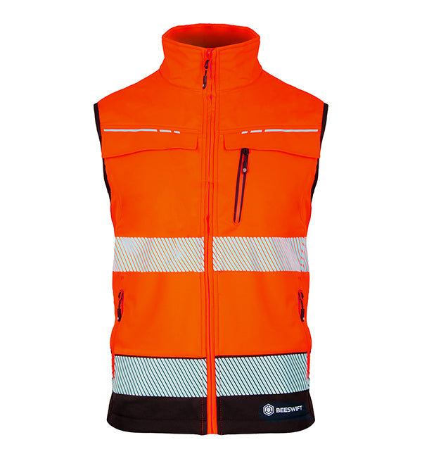 Deltic Hi-Vis Gilet Two-Tone  Or Bl 3Xl