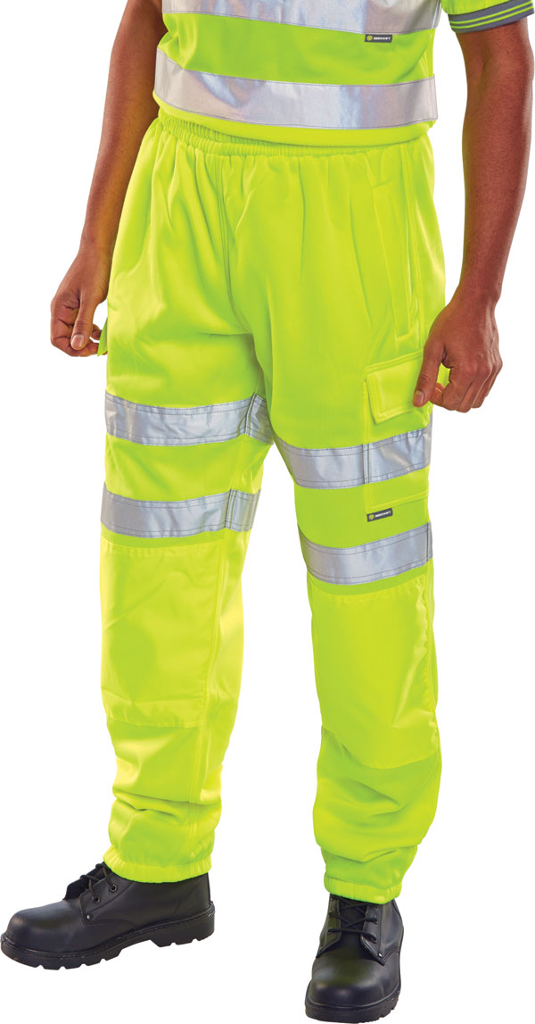 Hi Viz Sweat Jog Bottom Sy 4Xl