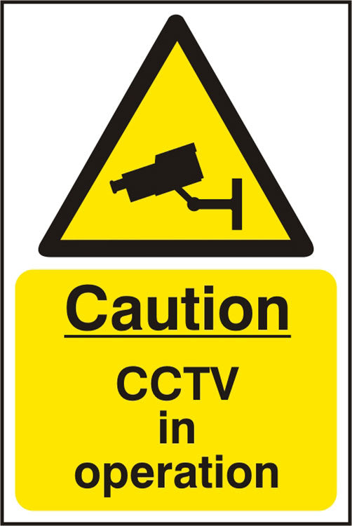 Warning Cctv Sav  (Pk5) 200Mm X 300Mm