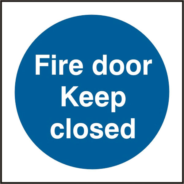 Fire Door Keep Closed Sav(Pk5) 100Mm X 100Mm