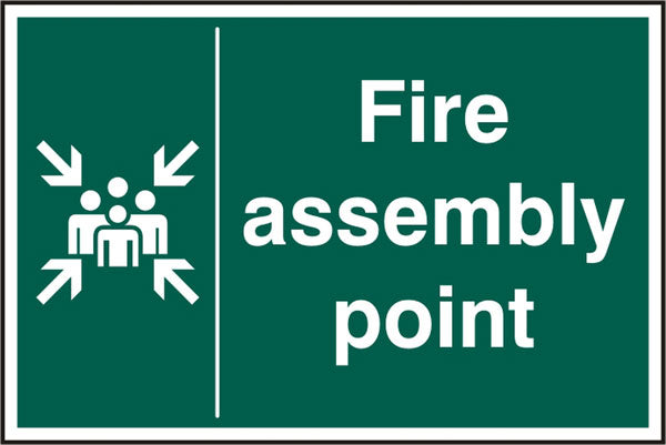 Fire Assembly Point Rpvc (Pk5) 200Mm X 300Mm