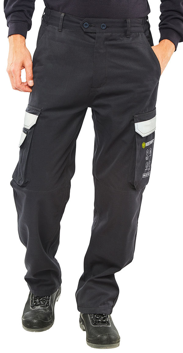 Arc Compliant Trouser Navy 28