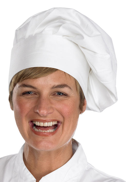 Chefs Tall Hat W One Size Velc