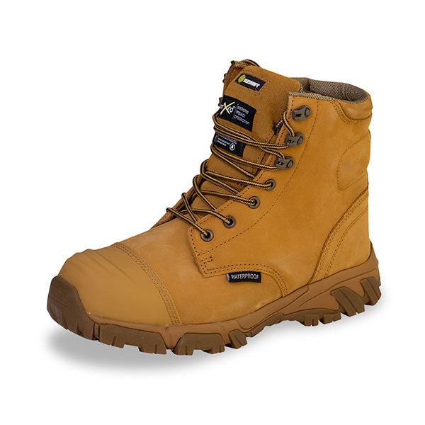 Click Waterproof Side Zip Boot Tan 06