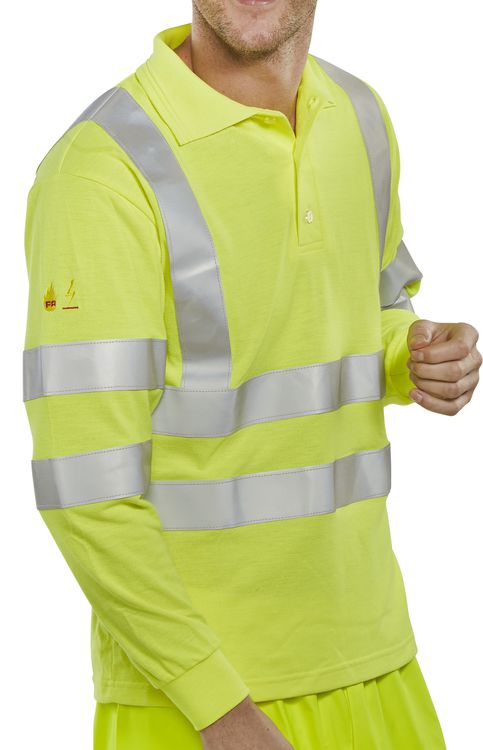 Click Fr As Hiviz Polo Ls 4Xl