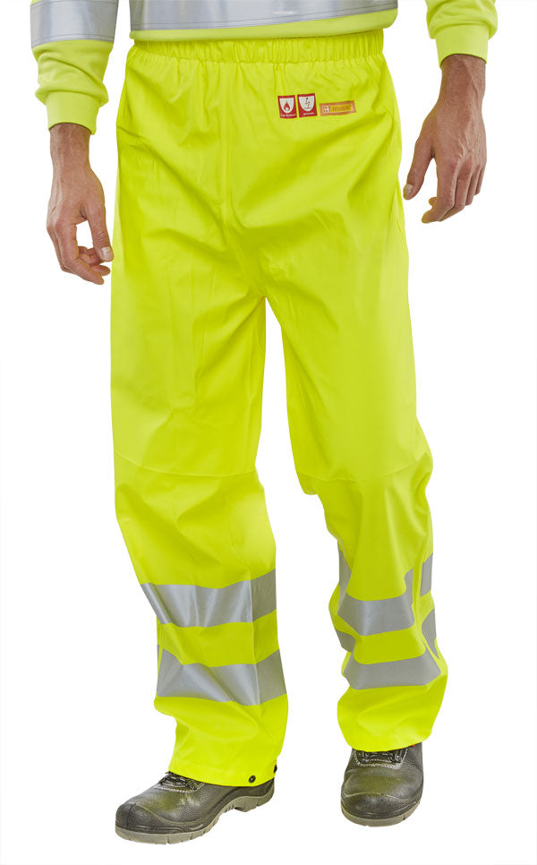 Fire Retardant Anti Static Over Trousers Med