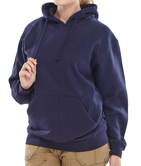 P/C Hooded Sweatshirt Navy Med