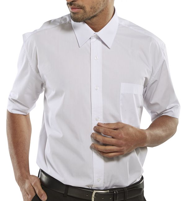 Classic Shirt S/S White 14.5