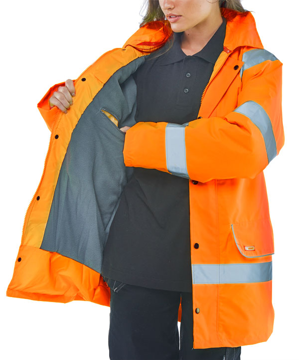Fleece Lined Traffic Jkt Or Xl