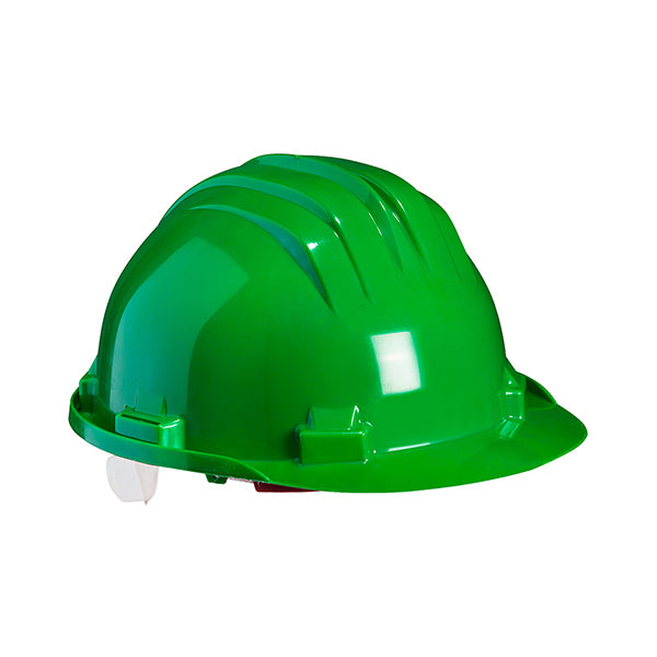 Climax Slip Harness Safety Helmet Green