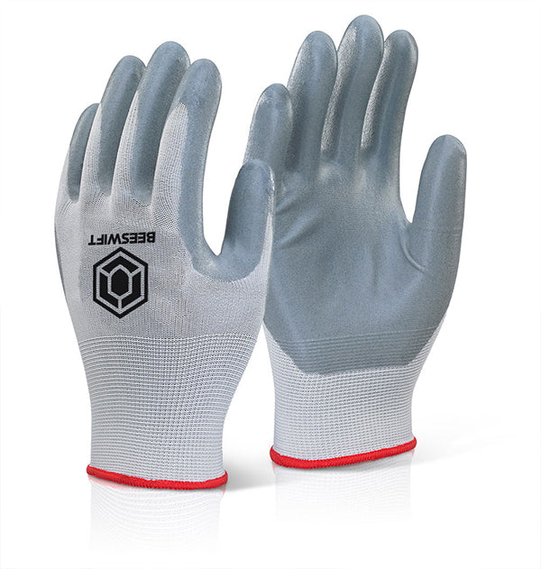 Nitrile Foam Poly Glove 07 Sml