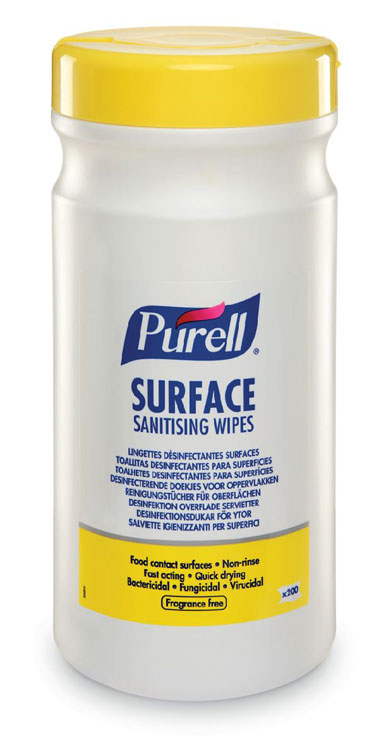 Purell Surface Sanitising Wipes (Tub) Case/6