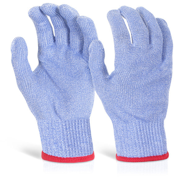 Glovezilla Cut Resistant Food Safe Glove Blue Lge