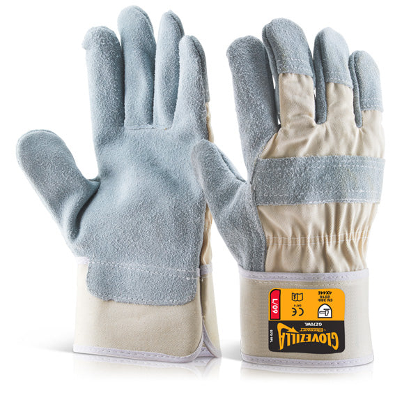 Glovezilla Cut Resistant Rigger Glove White Lge