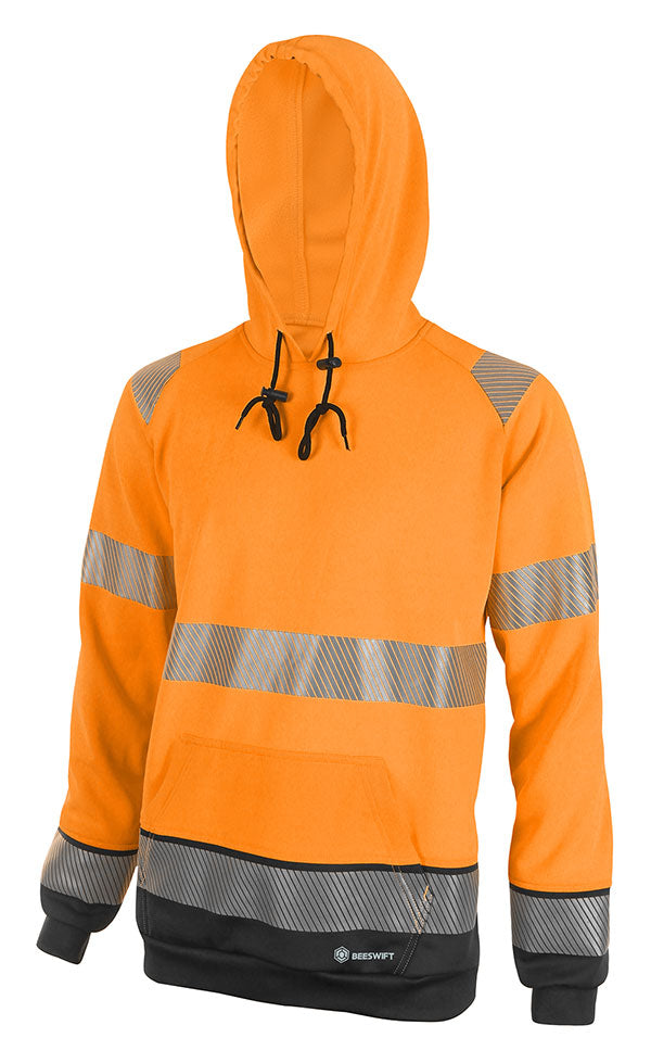 Hivis Two Tone Hoody Or/Blk 3Xl Bshexec