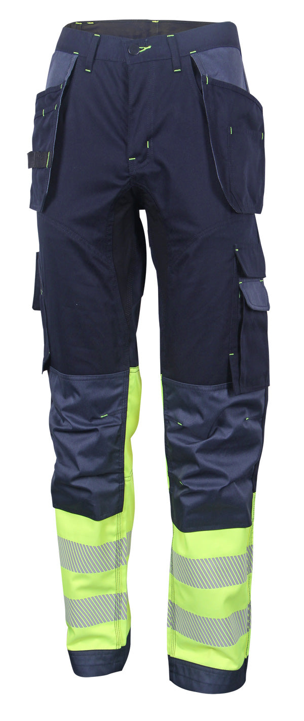 Hivis Two Tone Trousers Sat Yell/Nvy 30S Ttt