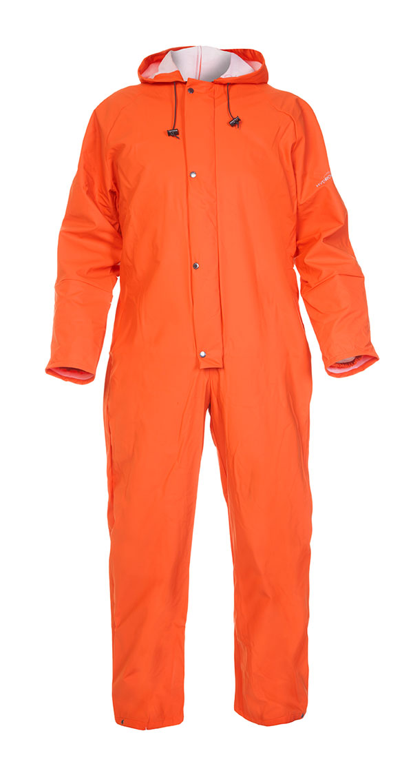 Salesbury Hydrosoft Waterproof Coverall Orange Large