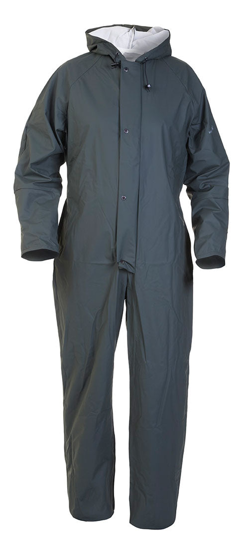 Salesbury Hydrosoft Waterproof Coverall Olive Medium