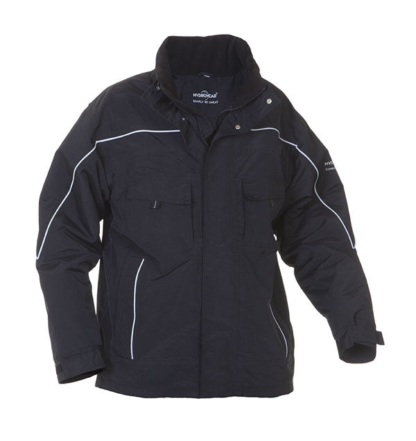 Rimini Black Sns W/Proof Fixed Lining Pilot Jacket Lge