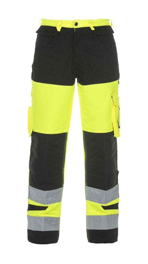 Hertford Hi Vis Trouser Two Tone Yellow/Black 38