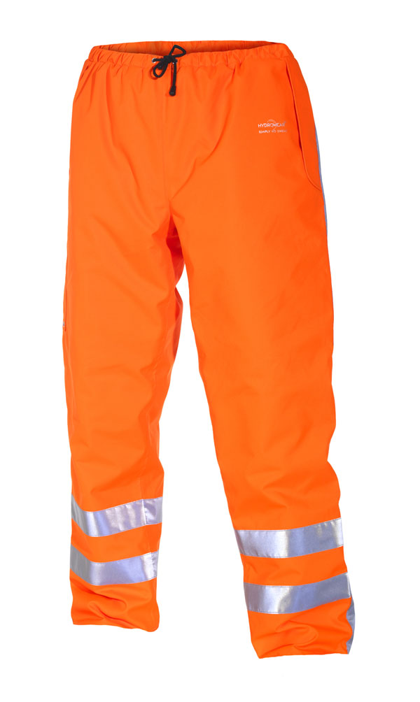 Urbach Sns Hi Vis Waterproof Quilted Trouser Orange Lge