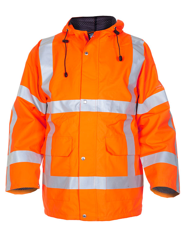 Uithoorn Sns Hi Vis Waterproof Parka Orange 3Xl