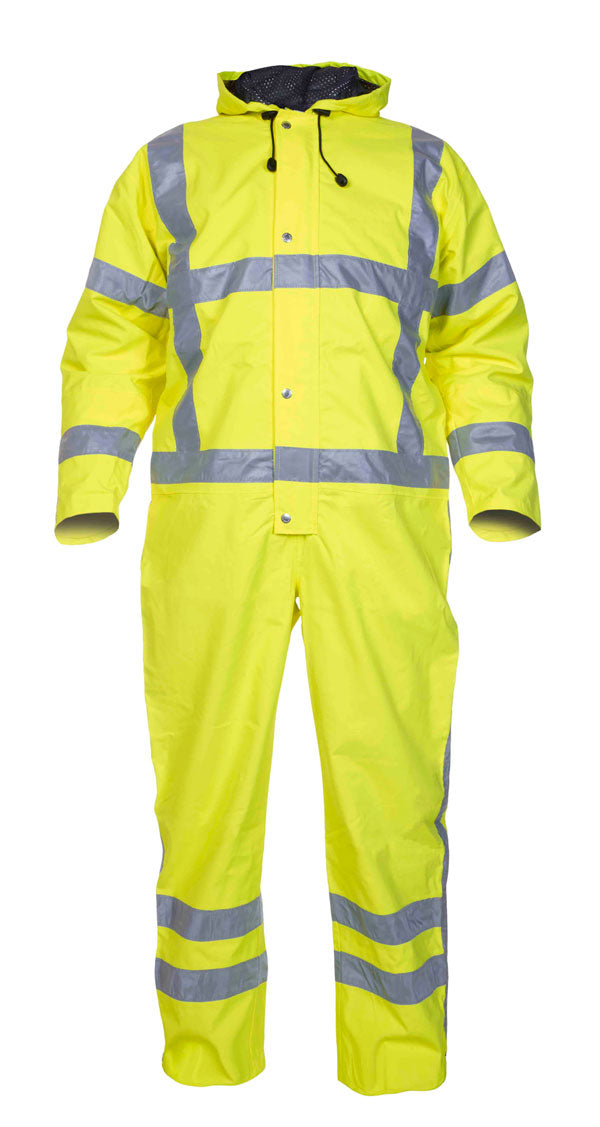 Ureterp Sns Hi Vis Waterproof Coverall Yellow Lge