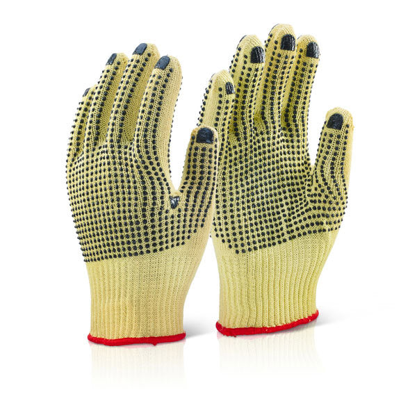 Reinforced Glove M/W Dotted Sz 8