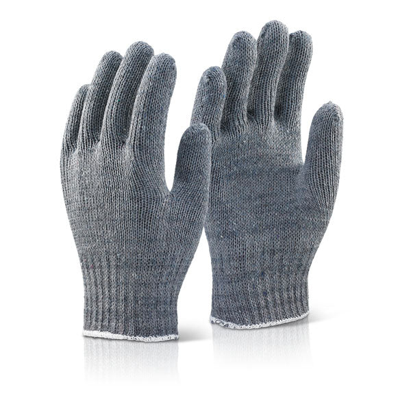 Mixed Fibre Gloves Grey