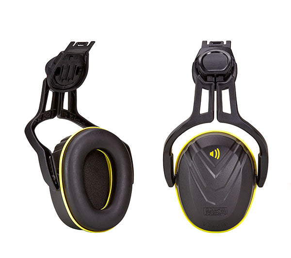 V-Gard Helmet Mounted Ear Defender Yellow Medium