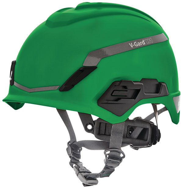 V-Gard H1 Non Vented Helmet Green