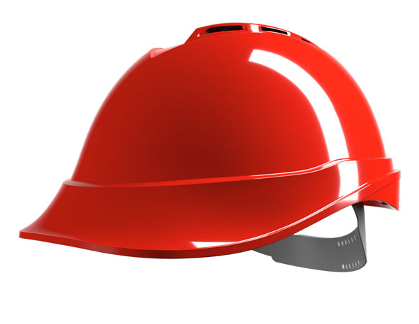 V-Gard 200 Vented Safety Helmet Red