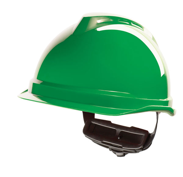 V-Gard 520 Peakless Safety Helmet Green