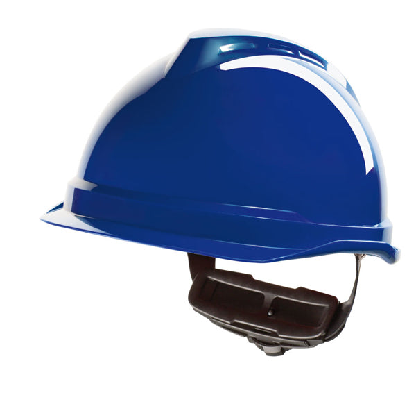 V-Gard 520 Peakless Safety Helmet Blue