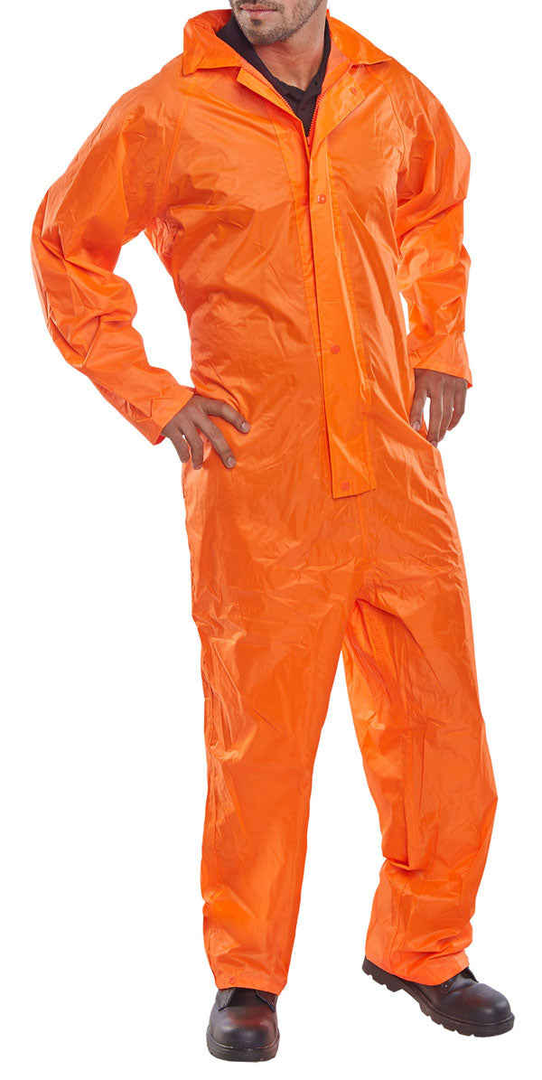 Nylon B-Dri Coverall Orange L