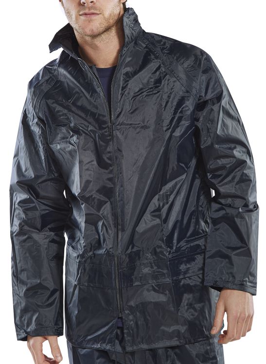 Nylon B-Dri Jkt Navy Xl