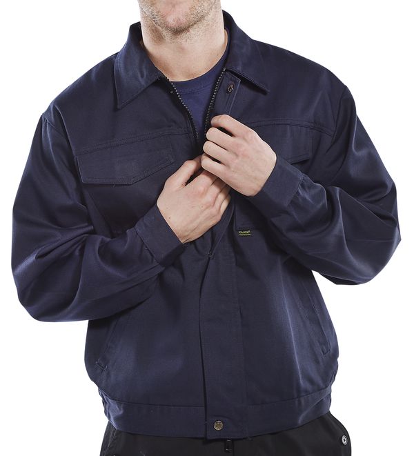 Super Click Pc 9Oz Jkt Navy 38
