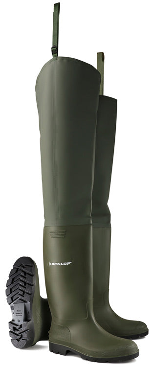 Pvc Thigh Wader Grn 06 (386Vp)